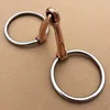 Horse Bit Stainless Steel Ring Snaffle Bits Copper Mouth Product 12.5cm Iron Nickel Plated Bits 2
