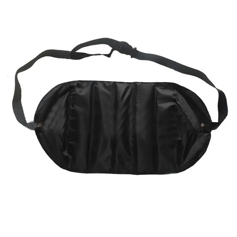 

Airplane Footrest Portable Adjustable Soft Foot Rest Feet Hammock for Plane black