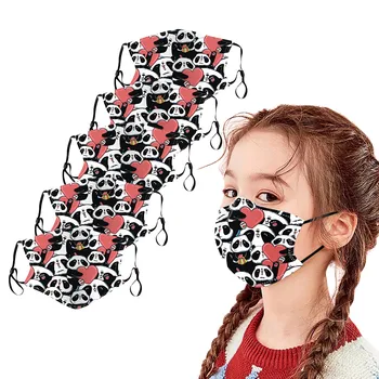 

5PC Kids Outdoor Washable Scarf Reutilizable Lavables Fashion Pattern Reusable And Washable Bandana Pattern Foulard Femme Washab