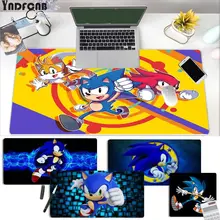 YNDFCNB Sonic anime Funny Rubber PC Computer Gaming mousepad Size for mouse pad Keyboard Deak Mat for Cs Go LOL