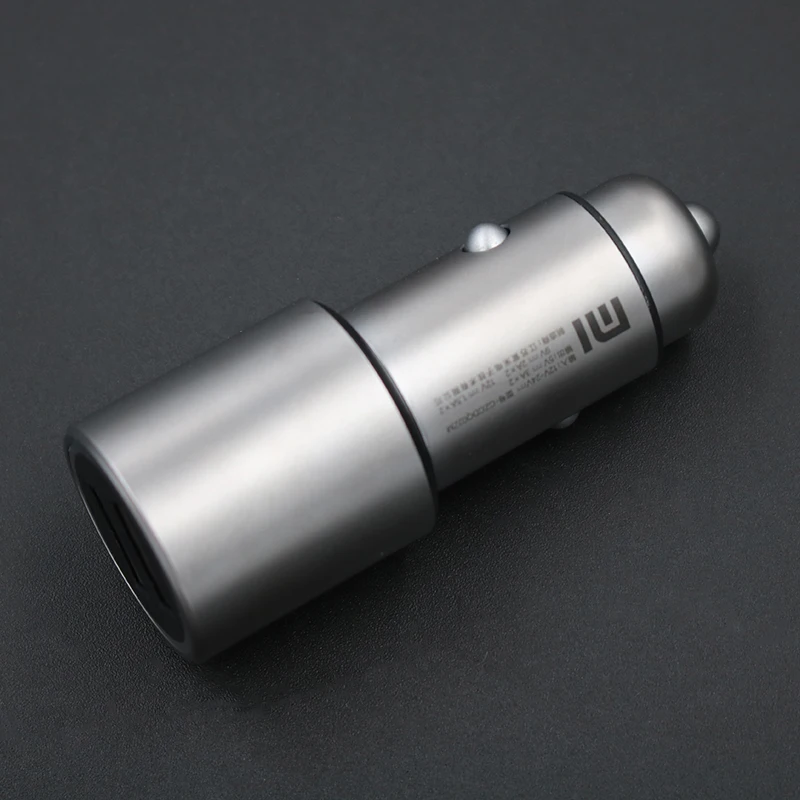 Оригинальное Xiaomi mi автомобильное зарядное устройство QC3.0 Dual USB 18 Вт металл Быстрая зарядка для mi 8 9 Pro mi x 2s CC9 Pro CC9e A2 красный mi Note 7 8 Pro