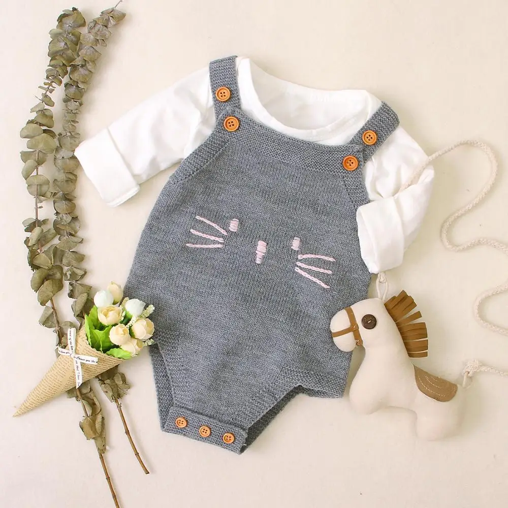 

Autumn Baby Girls Bodysuit Clothes for 0-18Month Kids Boys Sleeveless Jumpsuits Outfits Casual Outerwear Infantil Bebes Coverall