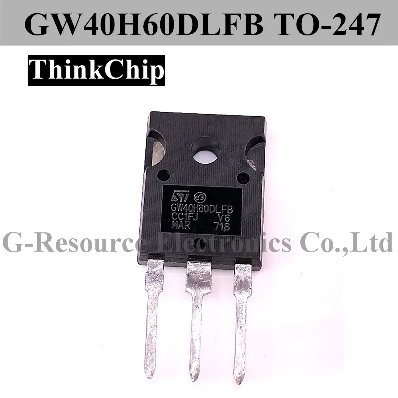 

(5 шт.) GW40H60DLFB TO-247 IGBT транзистор N канал очень быстрая PowerMESH IGBT GW40H60 40H60D TO247