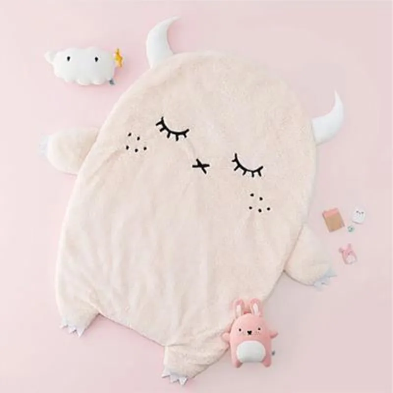 Хлопок INS Милый Дьявол одеяло детские тренажерные залы игровые коврики игровой коврик детская комната украшение Мультфильм Монстр ковер фотографии реквизит