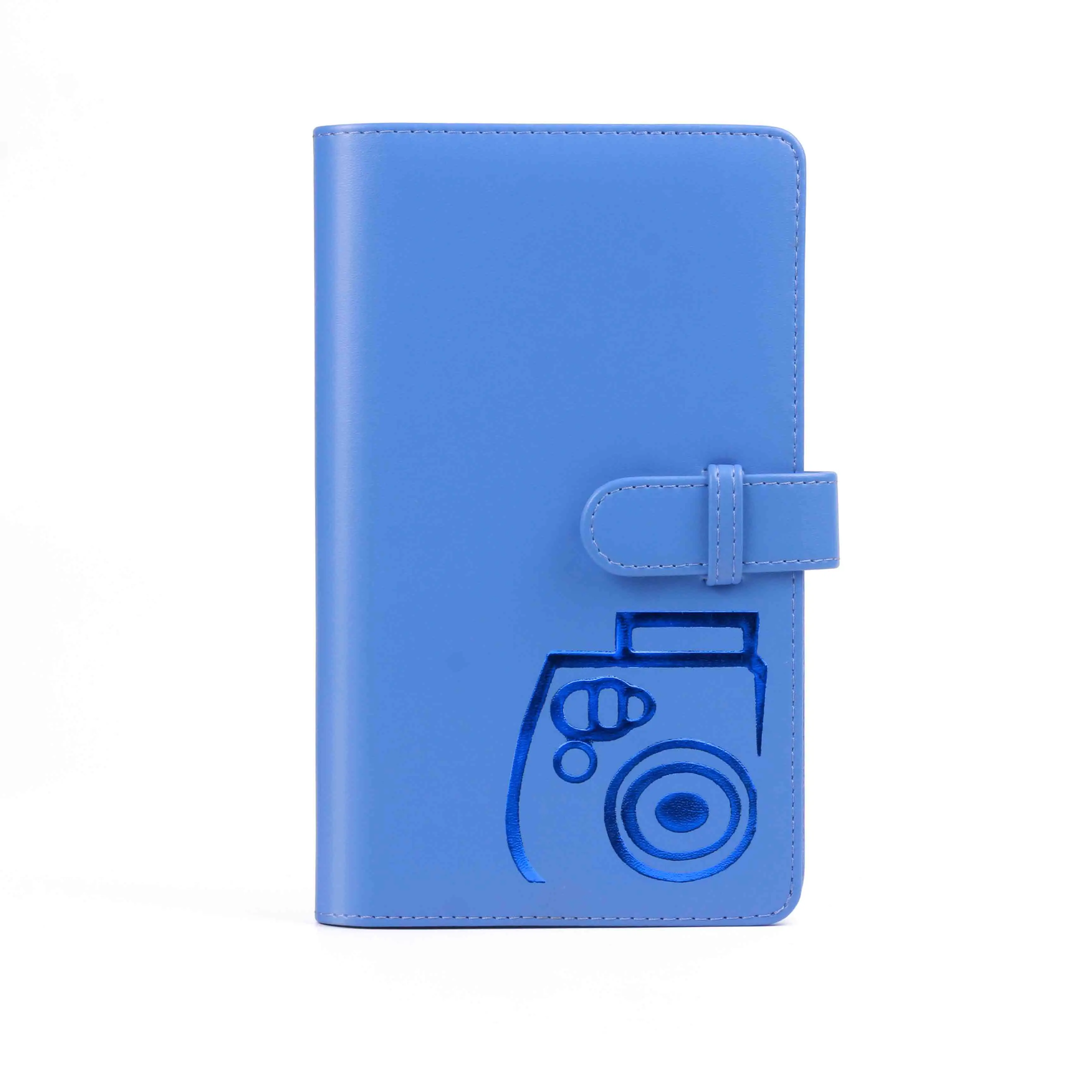 Cartoon deep blue 96 карманы из искусственной кожи камеры моментальной печати Mini фотопленка Mini8/9/фотоаппаратов моментальной печати 7 s/7C/25/70 90 3 чехол альбом Fujifilm дюймов фотоальбом - Цвет: Cartoon deep blue