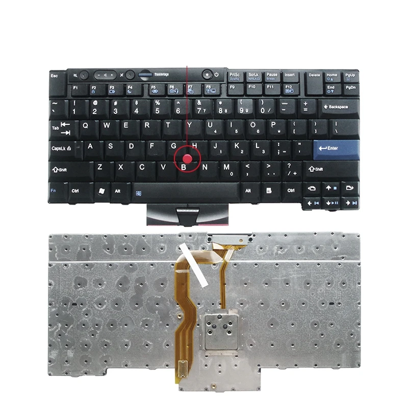 Clavier américain pour Lenovo, T400S, T410S, T410, T410i, T420, T420S, X220, X220T, Touvriers, Wouvriers, W500, T520, W520, 45N2071, 45N2141, 45N2211, Nouveau