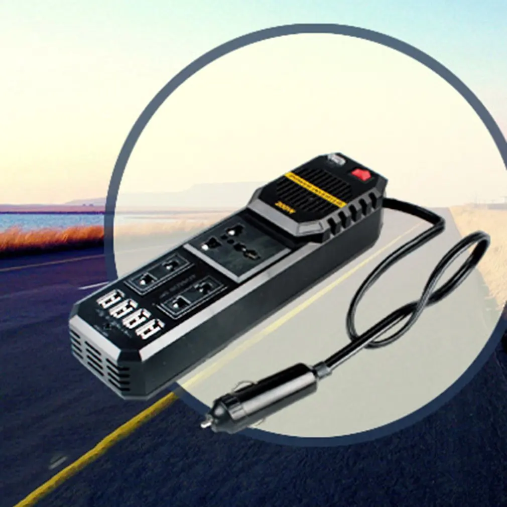 200 Вт Мини-Автомобиль Инвертор DC 12 В к AC 220 В USB выход высокой мощности инвертор небольшой автомобиль специальное издание
