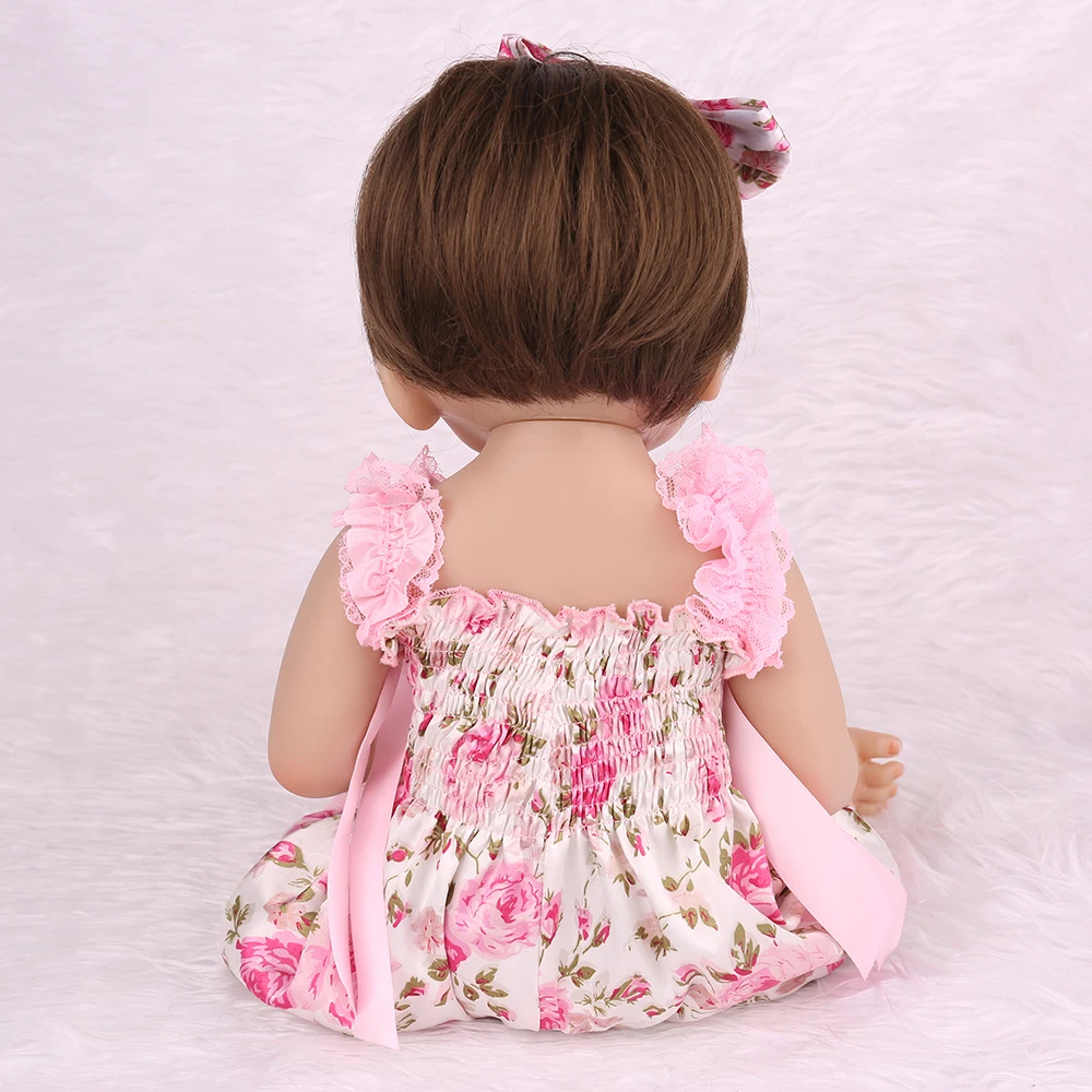 Полностью мягкие силиконовые куклы Reborn Baby 48 см/55 см, милые детские игрушки для купания, Bebe Boneca Menina, подарки на день рождения