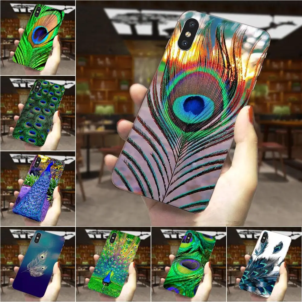 

Soft Art Print Cover Case For LG K50 Q6 Q7 Q8 Q60 X Power 2 3 Nexus 5 5X V10 V20 V30 V40 Q Stylus Pretty Peacock Scenery