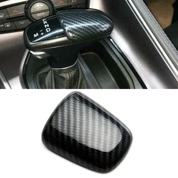 

Carbon Fiber Gear Shift Knob Cover Sticker Trim For Dodge Challenger Charger 15+