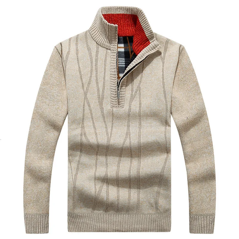 pullovers masculino inverno fino ajuste gola sweatercoat malha pulôver M-3XL