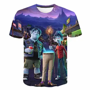 

Movie Onward Children T-shirt for Boy 2020 Animal Print Dinosaur Boys T Shirt for Girls Tops Cartoon Kids tshirt Clothes 3-14Yrs