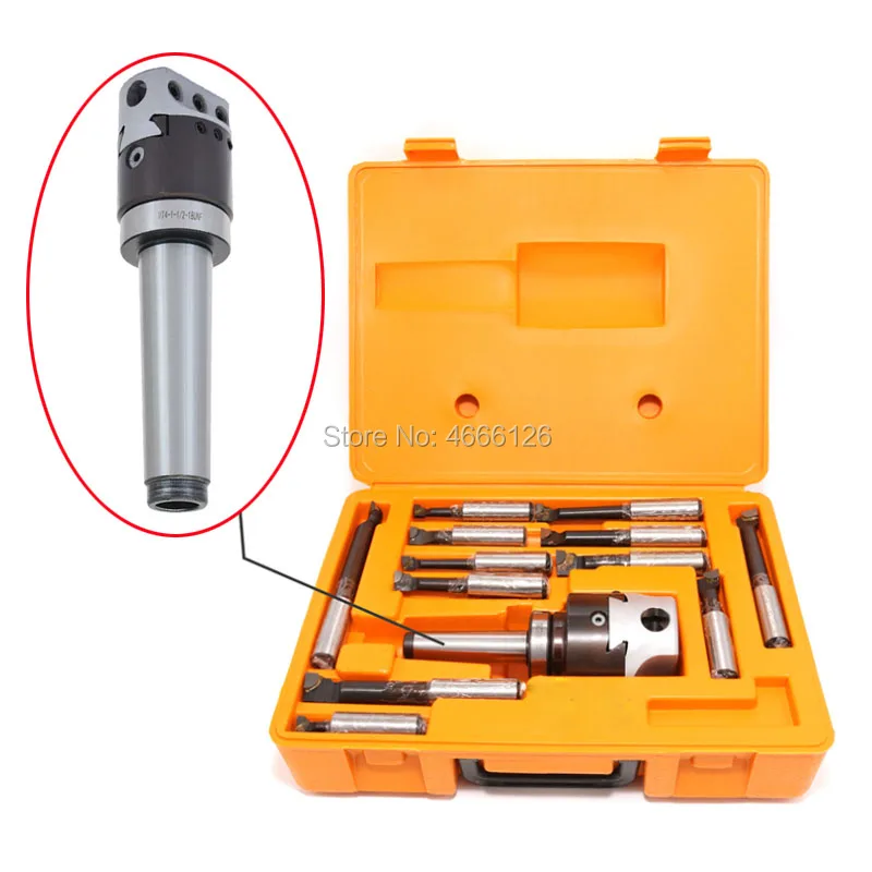 

MT4 taper, MT4- F1-18 75mm hoe, with 1 MT4 straight shank, 12 18mm masts, 3 wrenches, file set, best quality