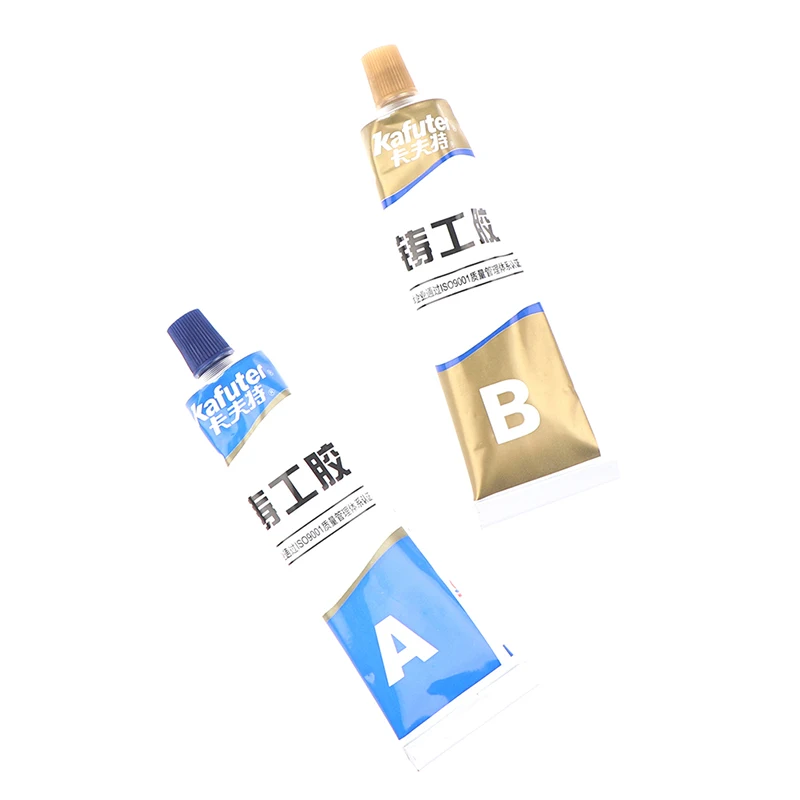 

2pcs 65g A+B Metal Repairing Adhesive Super Glue Iron Steel Auto Radiator Water Tank Special leakage Plugging Welding Glue