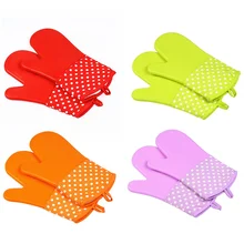1 шт. изоляция для кухни термостойкие микроволновые печи силикагель теплоизоляционные перчатки 32*19 см