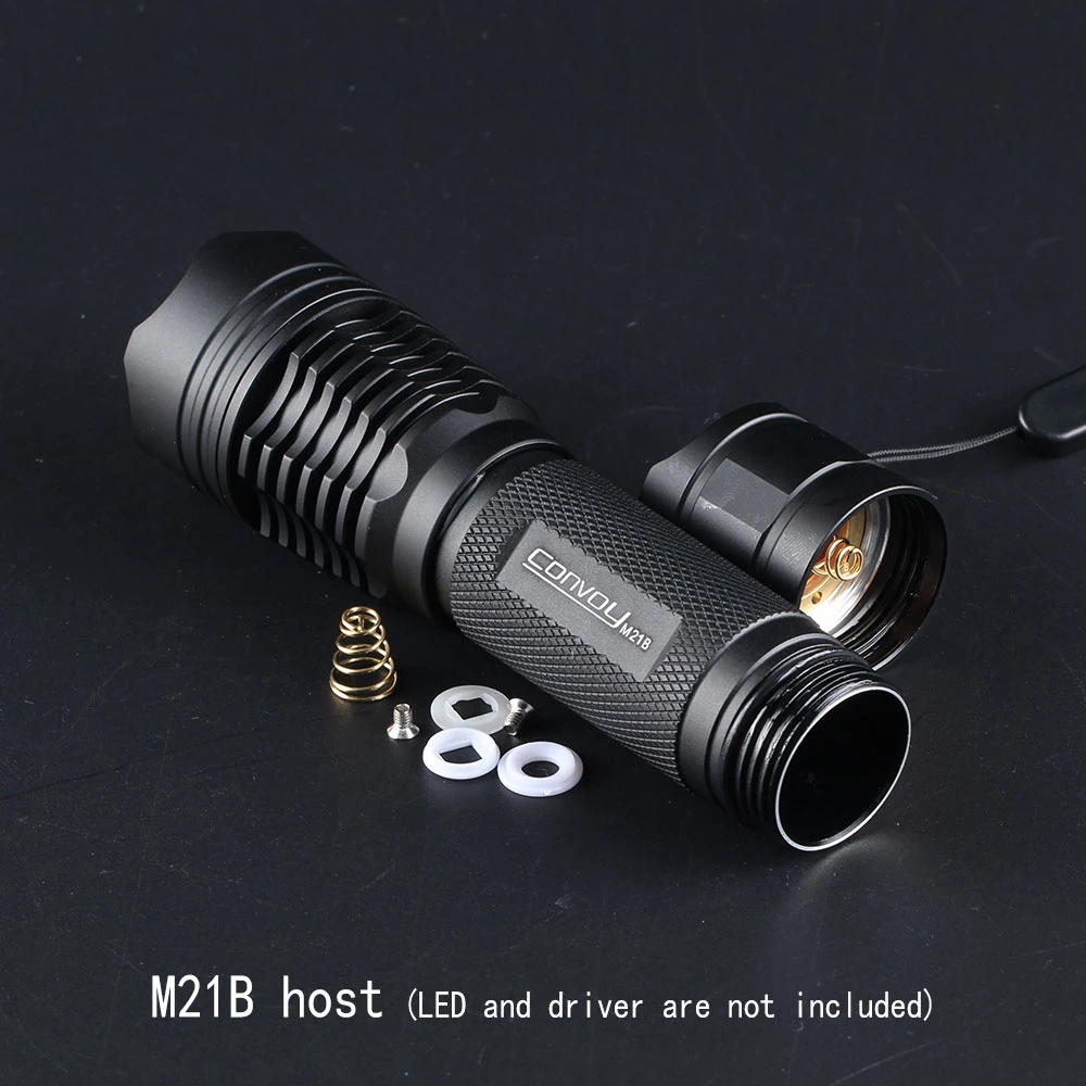 personalized flashlights Convoy M21B host ,LED and driver are not included unique flashlights