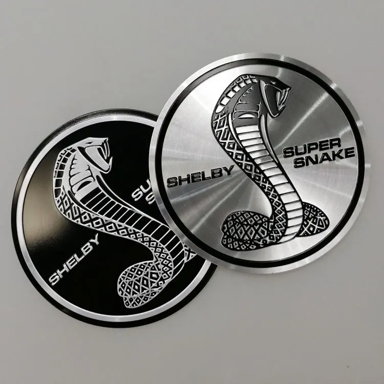  Factory Wholesale Ford Mustang Cobra 3D Modified Three-dimensional Logo Car Stickers Metal Logo Alu