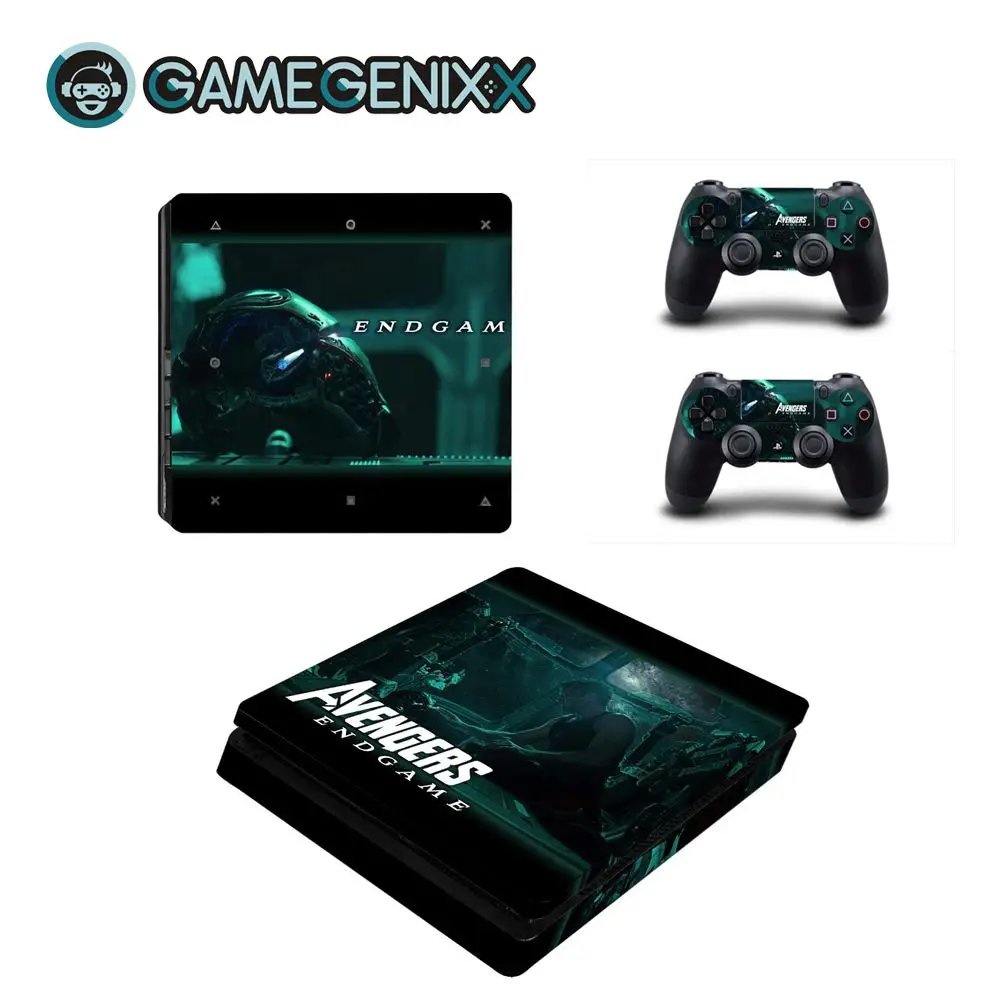 GAMEGENIXX наклейка на кожу полное покрытие Виниловая наклейка для PS4 тонкая консоль и 2 контроллера-Мстители