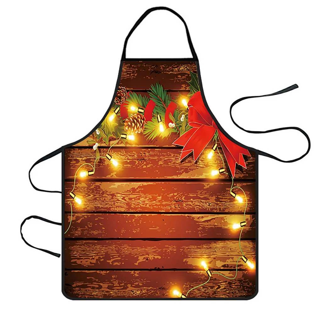Bathroom Accessories Christmas Decoration Waterproof Apron Kitchen Aprons Dinner Party Apron Home Hookah Зонт Ажигалка 20 - Цвет: I