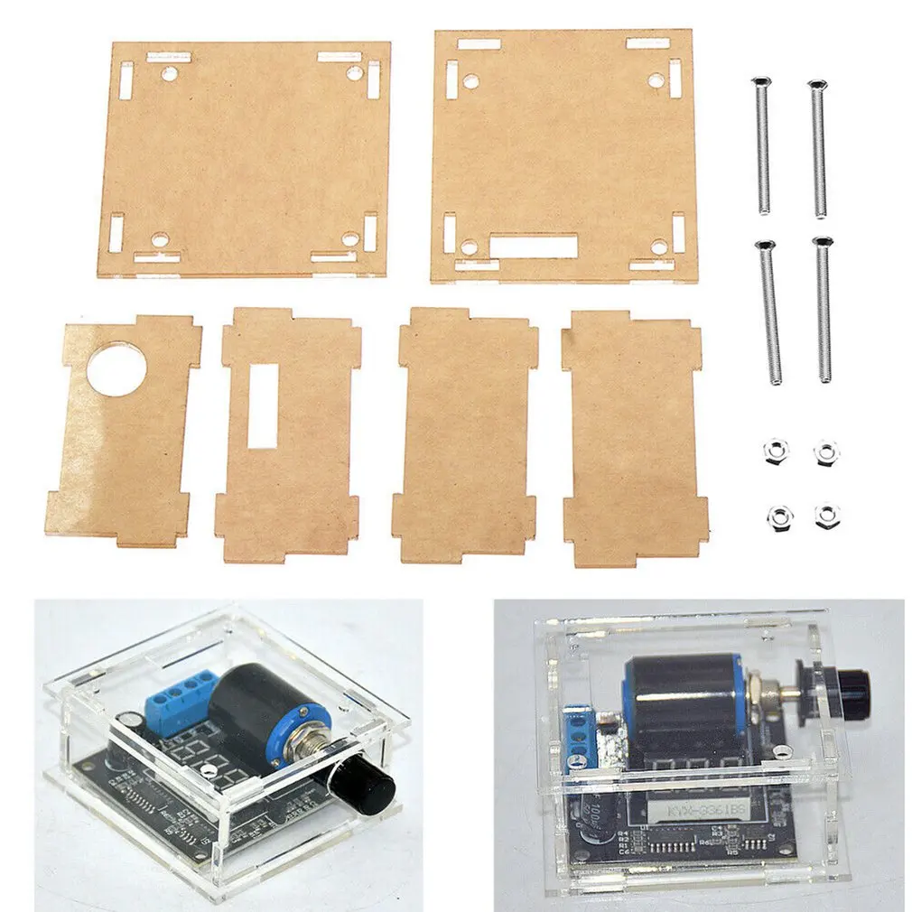DC 12V 24V 4-20mA GTFG020 модуль цифрового генератора сигналов доска с прозрачным акриловым защитным чехлом
