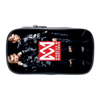 

Marcus and Martinus Pencil Case for Kids Small Tote Cosmetic Bag Boys Girls Stationery Storage Bags School Supplies Makeup Bag