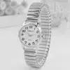 Elastic band watch Quartz Watch Expandable Stretch Band Strap Ladies Gents Unisex Wrist Watches 2