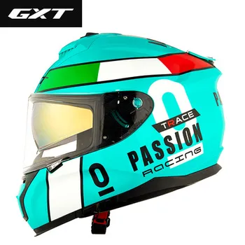 

GXT Helmet Motorcycle Full Face Moto Helmets Double Visor Racing Motocross Helmet Casco Modular Moto Helmet Motorbike Capacete