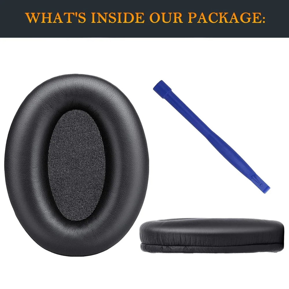 Soft Protein Leather Memory Foam Ear Pads Cushions Replacement Earpads For Sony WH-1000XM3 WH1000XM3 Over-Ear Headphones