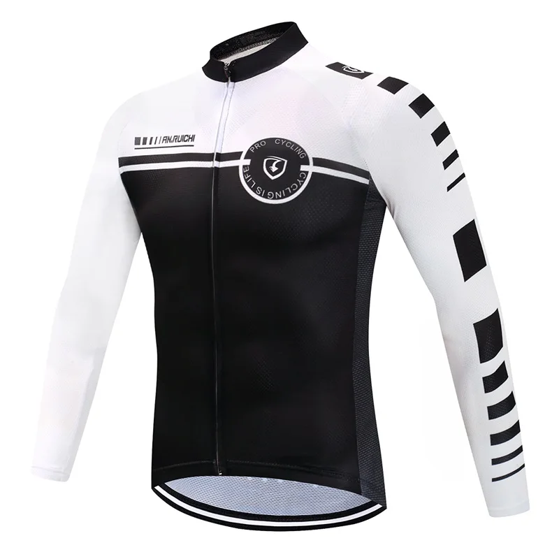 cycling jersey 4 Одежда для велоспорта MTB, дышащая велосипедная майка, одежда для велоспорта, рубашка с длинным рукавом, комбинезон, комплект одежды для горного велосипеда - Цвет: cycling jersey 4