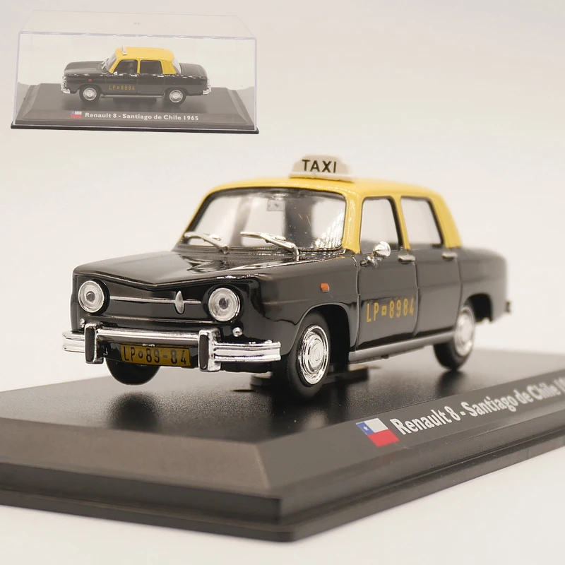 Модель Leo 1:43 Renault 8 1965 Сантьяго Чили такси литая машинка коллекционные игрушки из
