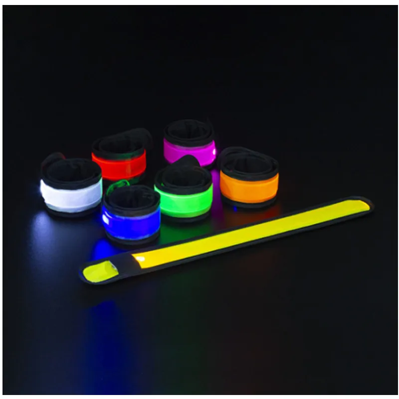 1PC outdoor sports night running armband LED light safety belt arm leg warning wristband cycling bike bicycle party glow prop sticks bracelet gloves headband glasses rings hand fan