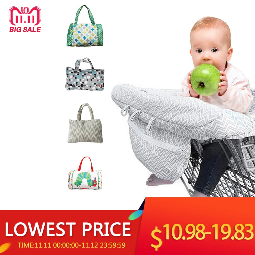 Cheap Multifunctional Baby Children Folding Shopping Cart Cover Baby Shopping Push Cart Protection Cover Safety Seats For Kids