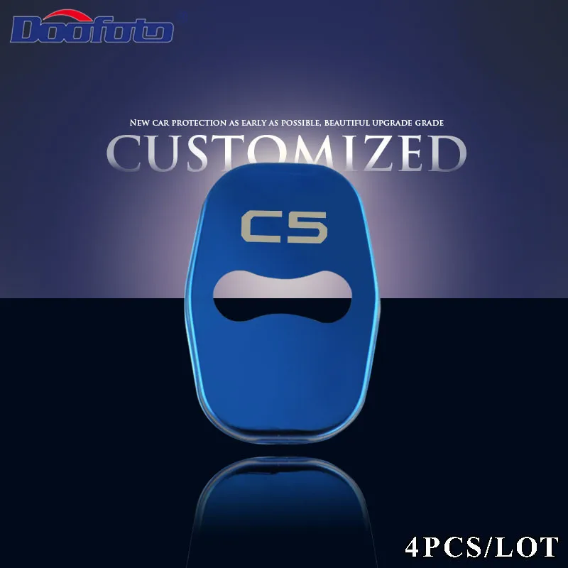 Doofoto 4x крышка дверного замка автомобиля для Citroen C3 XR C4 C5XR Aircross Berlingo Arand аксессуары Picasso Стайлинг защитный чехол