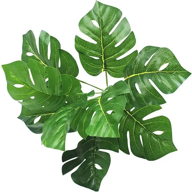 Turtle Leaves 32cm 1 шт. искусственные растения зеленые листья в форме Панциря Черепахи украшение для дома, сада мексиканское осеннее украшение искусственные растения искусственные цветы - Цвет: Turtle Leaves 32cm