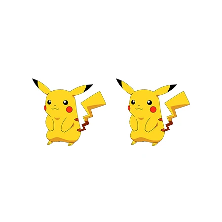 2 Новые акриловые серьги Pokeball, полимерные серьги Pikachu, серьги-гвоздики Charmander, подарки для детей, серебряные эпоксидные серьги - Окраска металла: 2