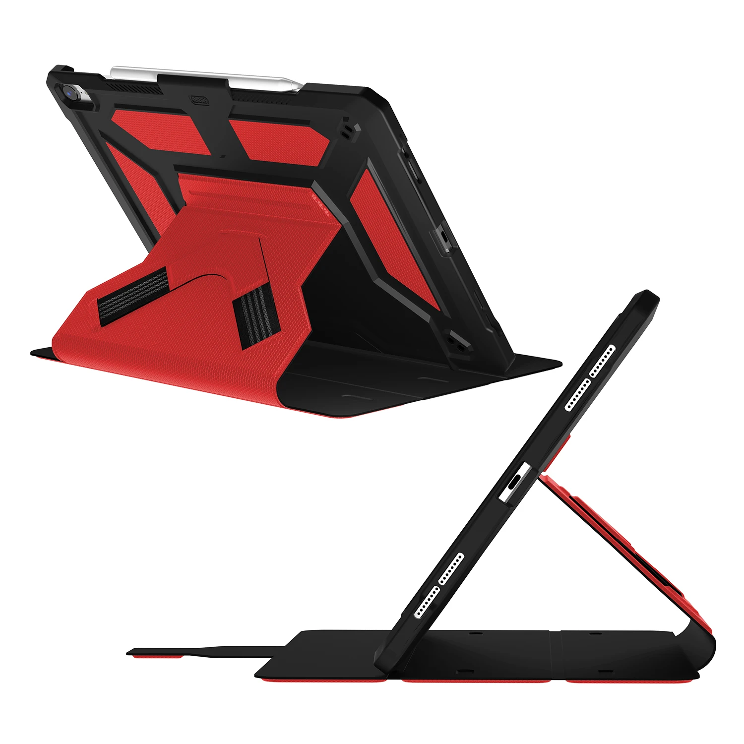 Для iPad Pro 12,9 дюйма чехол для планшета TPU+ натуральная кожа противоударный чехол для планшета с кронштейном и функцией автоматического пробуждения/сна
