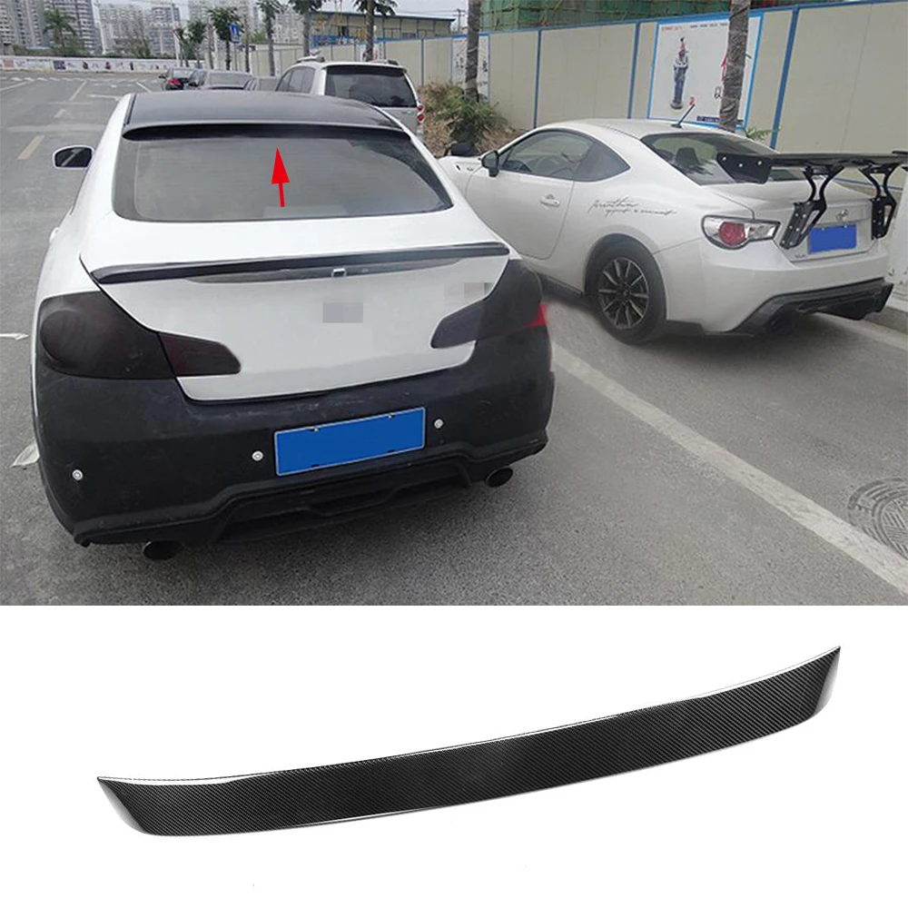 Задний спойлер из углеродного волокна для Infiniti G25 G35 G37 4 двери 2006 2013|car rear spoiler|rear