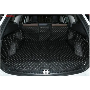

Best quality! Full set car trunk mats for Volvo XC60 2017-2009 waterproof boot carpets cargo liner for XC60 2012,Free shipping