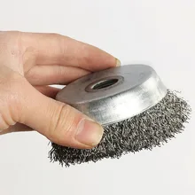 Нержавеющая сталь держатель чашки щетка проволока колеса абразивные ржавчины Очиститель для удаления грязи