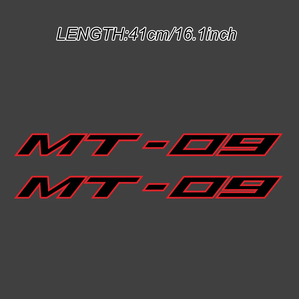 

Red Reflective Motorcycle Wheels Fairing Helmet Tank Pad Decoration Logo Stickers Decals Fits For YAMAHA MT-09 MT09 MT 09