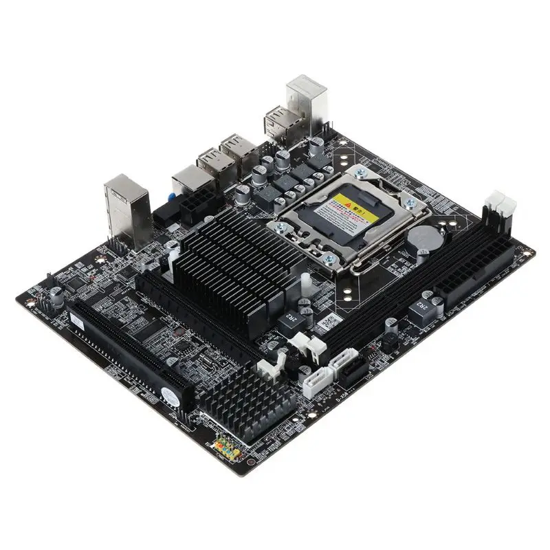 X58 LGA 1366 материнская плата поддерживает серверную память REG ECC и материнскую плату с процессором Xeon
