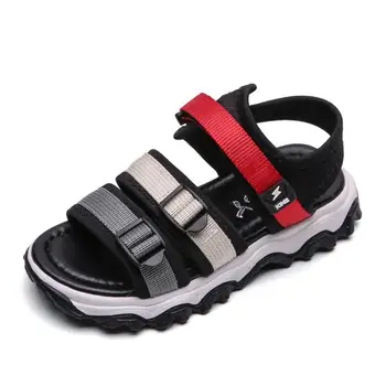 

New Summer Children Sandals For Girls Boys Beach Sandals Slippers Baby Open Toe Sandals Kids Student Leather Home Casual Shoes