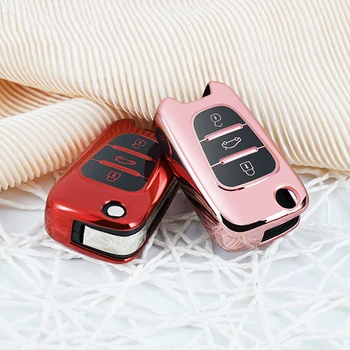 

High Car Key Holder Shell Bag Case Cover For Hyundai Sonata Men Women Personality Key Protection Sleeve Car-Styling Accessorise