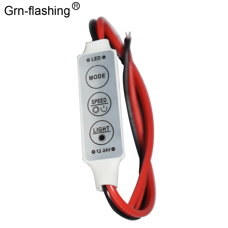 DC12//24V Mini Mode//Speed//Color Controller for 5050 RGBW LED Strip Lights