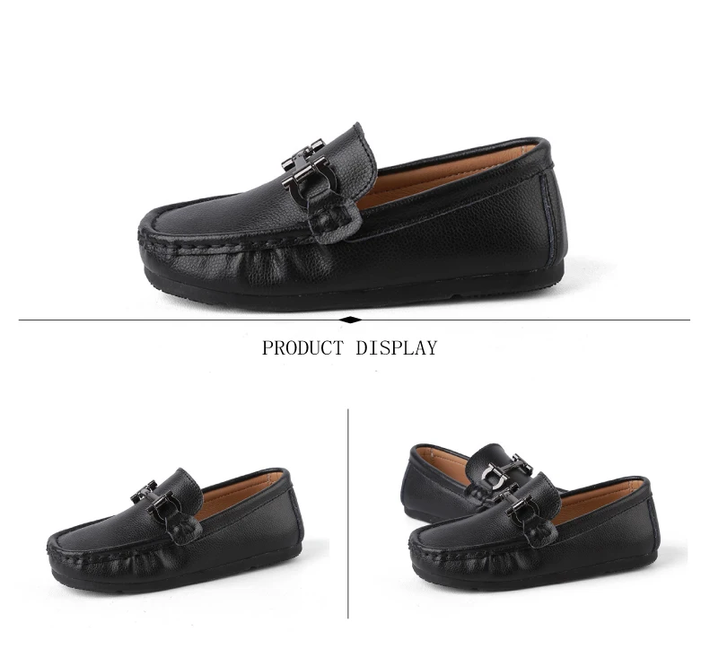 2020 Spring Genuine Leather Kids Shoes for Boys Flats Mocassins Fashion Soft Children Shoes For Boy Girls Casual Flat Slip On Loafers (8)