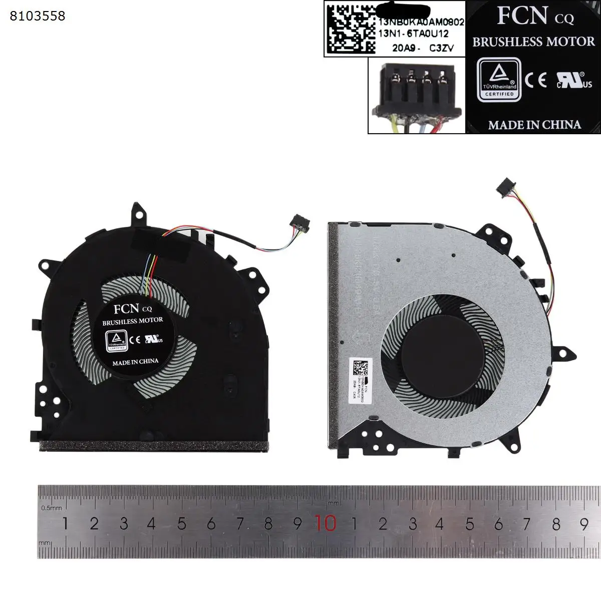 New Computer Cooler radiator heatsink Notebook Fan Asus Y5100U X512U A512U F512U F512D V5000F R564D（Original） Laptop N/A | Компьютеры
