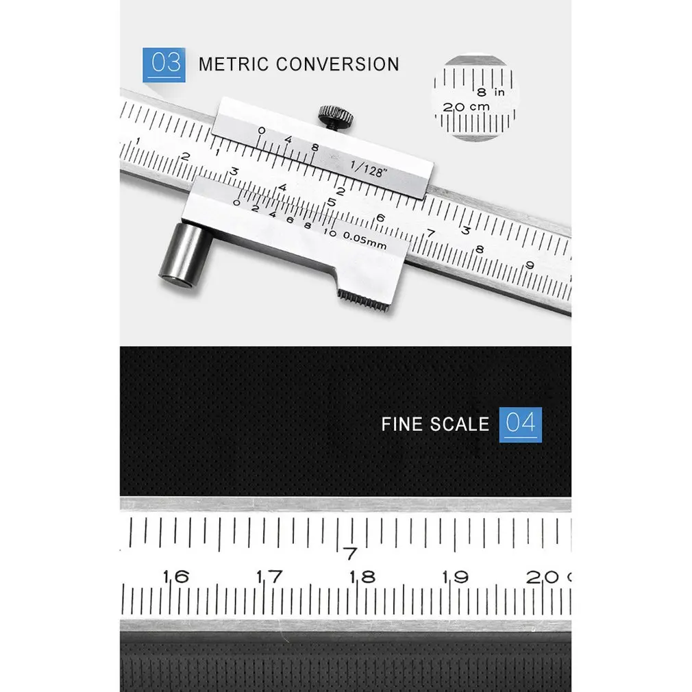 0-200 мм маркировки штангенциркуль с карбидный разметчик параллельно маркировки замер линейка лазерной маркировки измерительный параллельно перекрестные суппорт