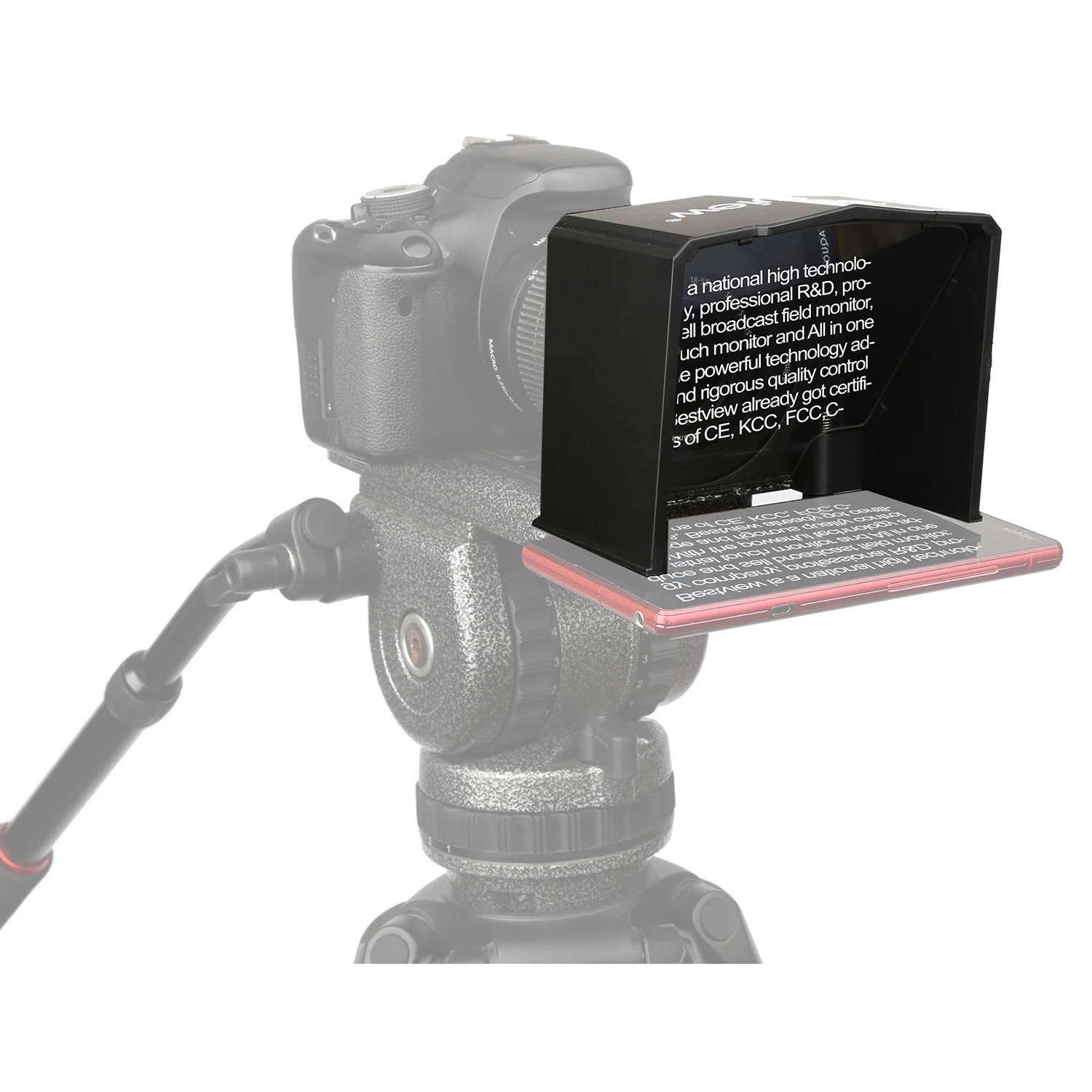 Bestview T1 мобильный телефон Teleprompter Prompter для смартфона менее 6 дюймов DSLR камера для сцены хост речевого интервью