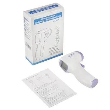 

DishyKooker Infrared Digital Baby Thermometer LCD Body Measurement Forehead Ear Non-Contact Fever IR Children Thermometer