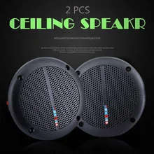 1 пара 25 Вт потолочный динамик громкий динамик s Усилитель Водонепроницаемый морской лодка потолочный настенный динамик s Кухня Ванная комната водостойкий